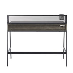 Industrial Writing Desk with Mesh Back - 42 Wide