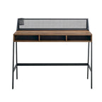 Industrial Writing Desk with Mesh Back - 42 Wide