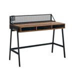 Industrial Writing Desk with Mesh Back - 42 Wide