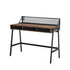 Industrial Writing Desk with Mesh Back - 42 Wide