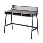 Industrial Writing Desk with Mesh Back - 42 Wide