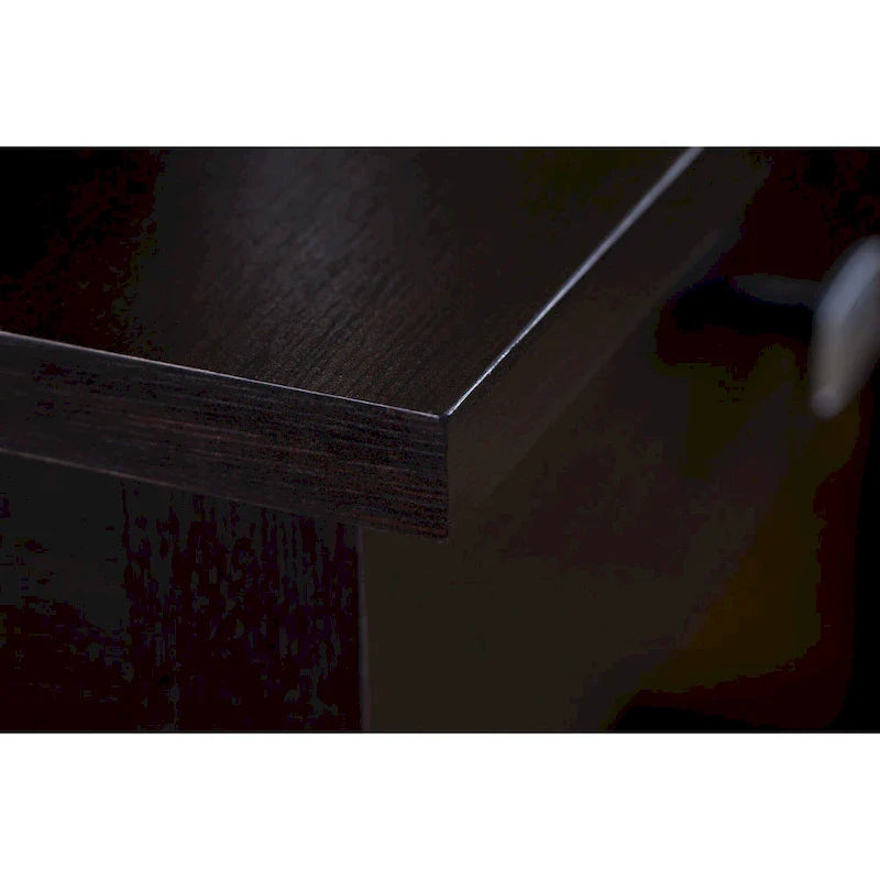 Espresso Oak / Modern Gray / Classic Black – 54" Single-User Computer Desk with Shelves & Drawers