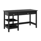 Espresso Oak / Modern Gray / Classic Black – 54" Single-User Computer Desk with Shelves & Drawers