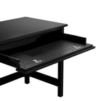 Espresso Oak / Modern Gray / Classic Black – 54" Single-User Computer Desk with Shelves & Drawers