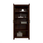 Farmhouse Style Tall Storage Cabinet with 2 Doors & 5 Shelves – Multiple Colors