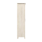 Farmhouse Style Tall Storage Cabinet with 2 Doors & 5 Shelves – Multiple Colors