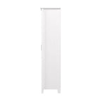 Farmhouse Style Tall Storage Cabinet with 2 Doors & 5 Shelves – Multiple Colors
