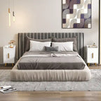 Nightstand with Charging Station - 2 Drawers