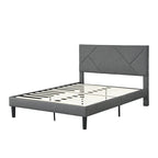 Upholstered Platform Bed Frame - Full Size - Modern Style