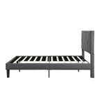 Upholstered Platform Bed Frame - Full Size - Modern Style