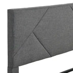 Upholstered Platform Bed Frame - Full Size - Modern Style