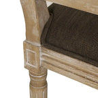 Beige / Gray / Black / Brown Cane Back Upholstered Dining Chair, Set of 4