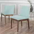 Upholstered Dining Chairs - Set of 2 - Contemporary Style