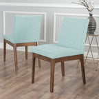 Upholstered Dining Chairs - Set of 2 - Contemporary Style