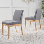 Upholstered Dining Chairs - Set of 2 - Contemporary Style