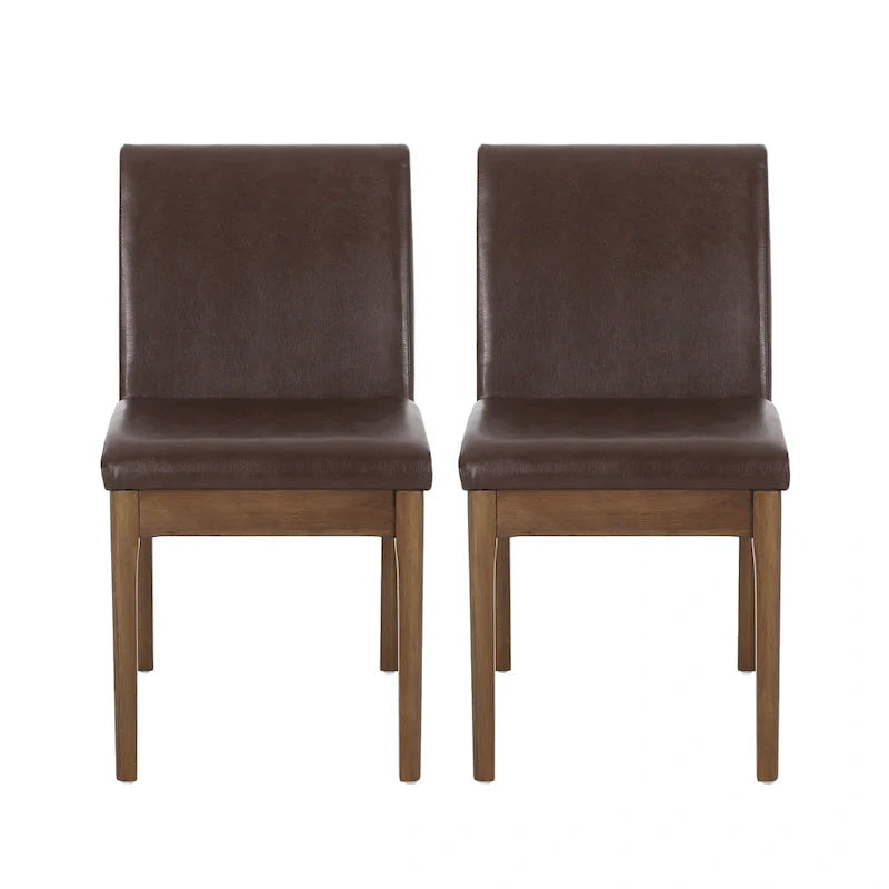 Upholstered Dining Chairs - Set of 2 - Contemporary Style