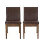 Upholstered Dining Chairs - Set of 2 - Contemporary Style