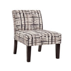 Multi-Color Armless Slipper Accent Chair