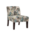 Multi-Color Armless Slipper Accent Chair