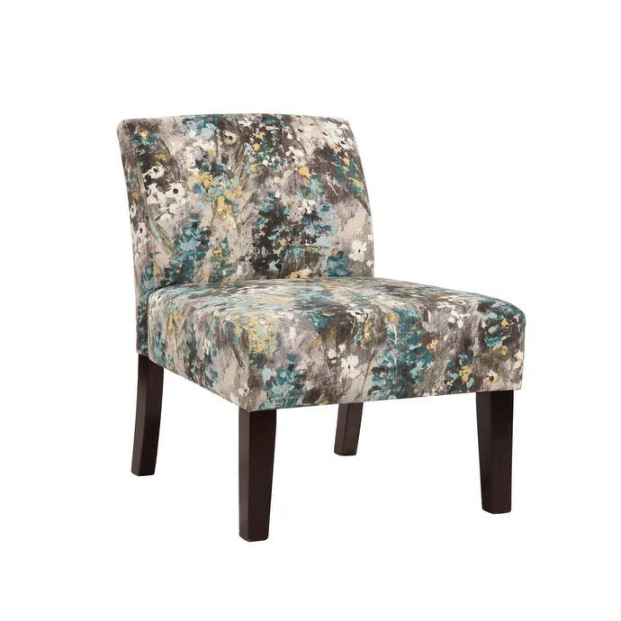 Multi-Color Armless Slipper Accent Chair