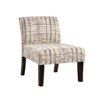 Multi-Color Armless Slipper Accent Chair