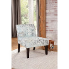 Multi-Color Armless Slipper Accent Chair