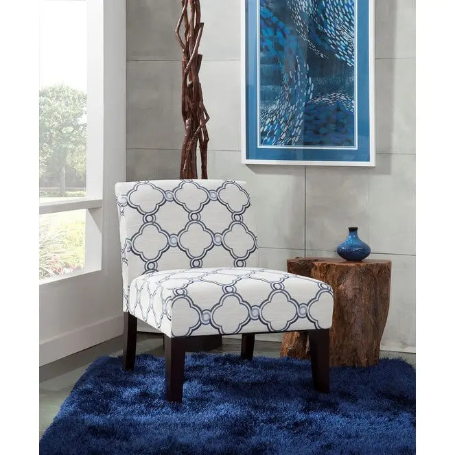 Multi-Color Armless Slipper Accent Chair
