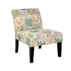 Multi-Color Armless Slipper Accent Chair