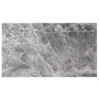 Kitchen Island - White with Grey Marble Top