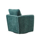 Green Channel Quilted 360-Degree Swivel Accent Chair