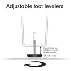 Natural Wood 48 Rectangular Coffee Table with Sled Base