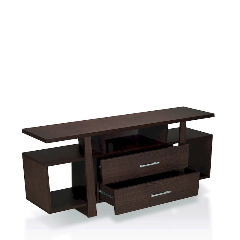 Dark Wenge 60 TV Stand with Storage Drawers