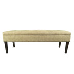 Button Tufted Upholstered Bench - 55 Long - Multiple Colors