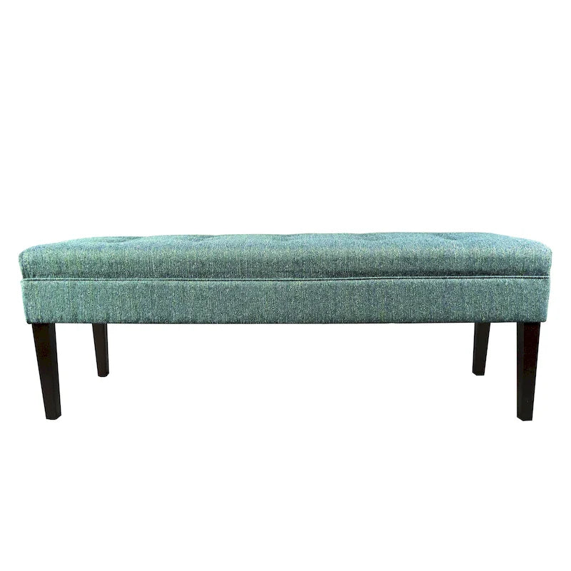 Button Tufted Upholstered Bench - 55 Long - Multiple Colors