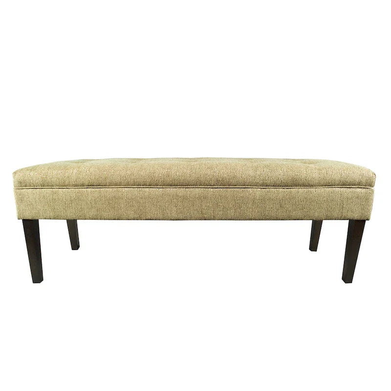 Button Tufted Upholstered Bench - 55 Long - Multiple Colors