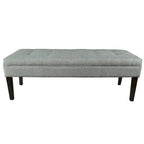 Button Tufted Upholstered Bench - 55 Long - Multiple Colors