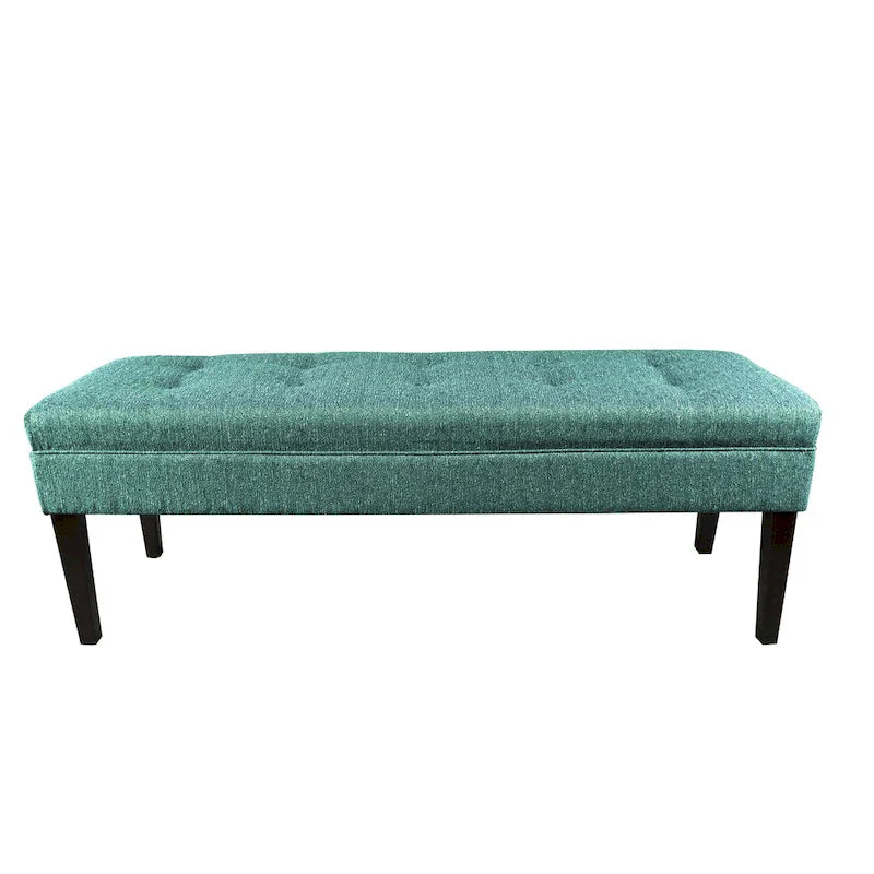 Button Tufted Upholstered Bench - 55 Long - Multiple Colors