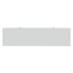 4-Door Sideboard with Gold Accents - Black/White/Gray Options