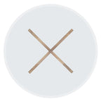 White Round Glass Dining Table for 4 with X-Base