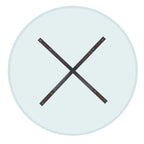 White Round Glass Dining Table for 4 with X-Base