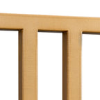 Black Steel 55 Industrial TV Stand with Glass Shelves