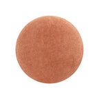 Cream Faux Sherpa Mushroom-Shaped Footstool Ottoman