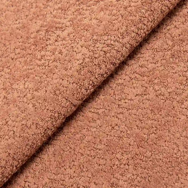 Cream Faux Sherpa Mushroom-Shaped Footstool Ottoman