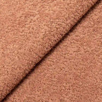 Cream Faux Sherpa Mushroom-Shaped Footstool Ottoman