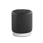 Faux Leather Swivel Ottoman - Round