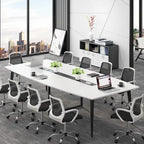 Boat-Shaped Conference Table - 8 Feet - 6-8 Seater