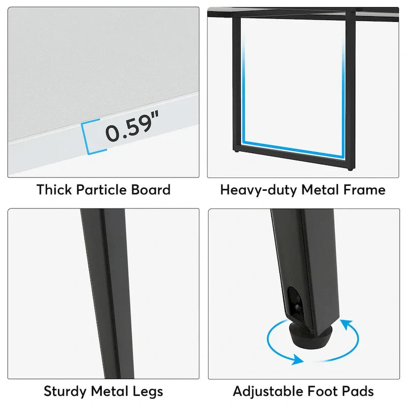 Boat-Shaped Conference Table - 8 Feet - 6-8 Seater