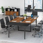 Boat-Shaped Conference Table - 8 Feet - 6-8 Seater