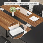Boat-Shaped Conference Table - 8 Feet - 6-8 Seater