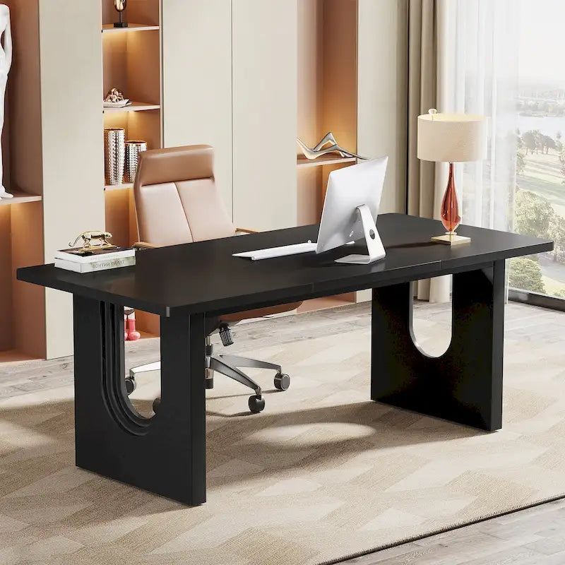 Large Executive Desk - 70.9 Wide - Modern Style